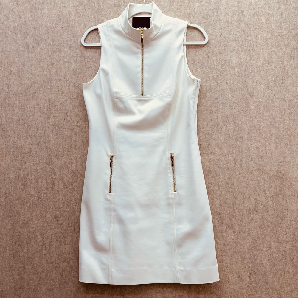 ***SOLD*** Women's Carlisle Sleeveless Scuba Fully Lined Sheath Dress 8